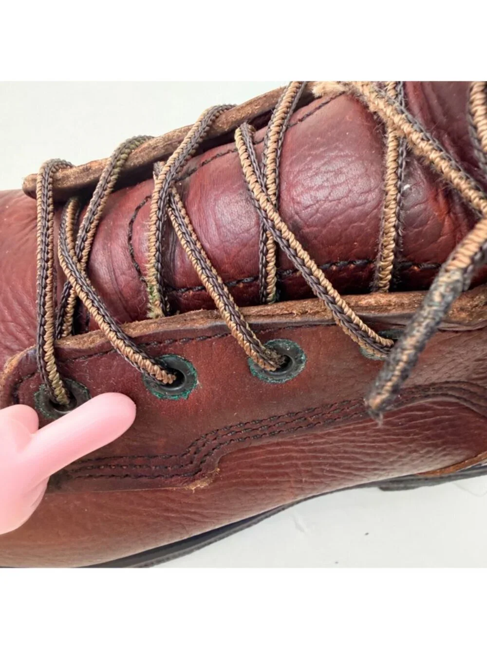 Red Wing Women 2326 Steel Toe Work Boots Brown Leather Supersole USA Size 10 D